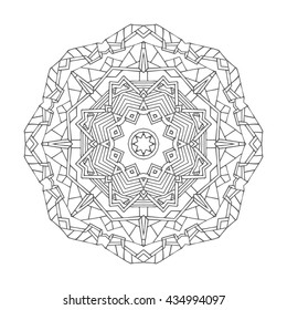 Hand drawn mandalas. Decorative elements. Vector illustration. Islam, Arabic, Indian, turkish, pakistan, chinese, ottoman motifs