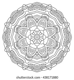 Hand drawn mandalas. Decorative elements. Vector illustration. Islam, Arabic, Indian, turkish, pakistan, chinese, ottoman motifs