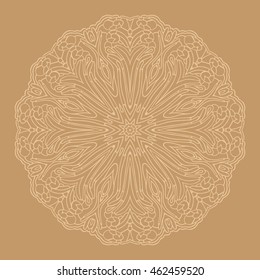 Hand drawn mandalas. Decorative elements. Vector illustration. Islam, Arabic, Indian, turkish, pakistan, chinese, ottoman motifs