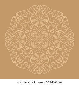 Hand drawn mandalas. Decorative elements. Vector illustration. Islam, Arabic, Indian, turkish, pakistan, chinese, ottoman motifs