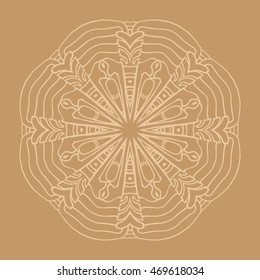 Hand drawn mandalas. Decorative elements. Vector illustration. Oriental pattern. Islam, Arabic, Indian, turkish, pakistan, chinese, ottoman motifs