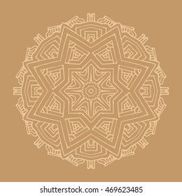 Hand drawn mandalas. Decorative elements. Vector illustration. Oriental pattern. Islam, Arabic, Indian, turkish, pakistan, chinese, ottoman motifs