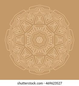 Hand drawn mandalas. Decorative elements. Vector illustration. Oriental pattern. Islam, Arabic, Indian, turkish, pakistan, chinese, ottoman motifs
