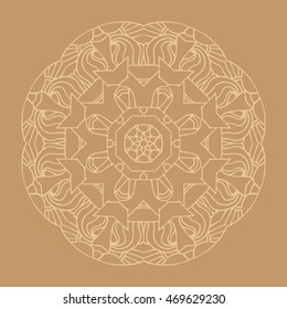 Hand drawn mandalas. Decorative elements. Vector illustration. Oriental pattern. Islam, Arabic, Indian, turkish, pakistan, chinese, ottoman motifs