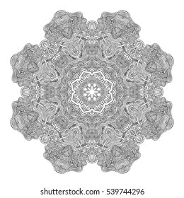 Hand drawn mandalas. Decorative elements. Vector illustration. Islam, Arabic, Indian, turkish, pakistan, chinese, ottoman motifs