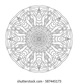 Hand drawn mandalas. Decorative elements. Vector illustration. Oriental pattern. Islam, Arabic, Indian, turkish, pakistan, chinese, ottoman motifs
