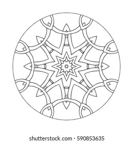 Hand drawn mandalas. Decorative elements. Vector illustration. Oriental pattern. Islam, Arabic, Indian, turkish, pakistan, chinese, ottoman motifs
