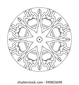 Hand drawn mandalas. Decorative elements. Vector illustration. Oriental pattern. Islam, Arabic, Indian, turkish, pakistan, chinese, ottoman motifs
