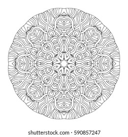Hand drawn mandalas. Decorative elements. Vector illustration. Oriental pattern. Islam, Arabic, Indian, turkish, pakistan, chinese, ottoman motifs
