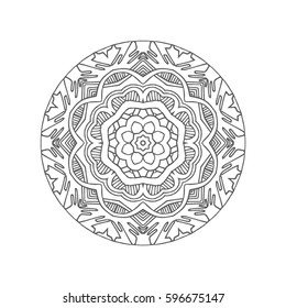 Hand drawn mandalas. Decorative elements. Vector illustration. Oriental pattern. Islam, Arabic, Indian, turkish, pakistan, chinese, ottoman motifs
