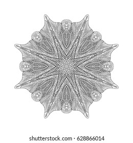 Hand drawn mandalas. Decorative elements. Vector illustration. Oriental pattern. Islam, Arabic, Indian, turkish, pakistan, chinese, ottoman motifs
