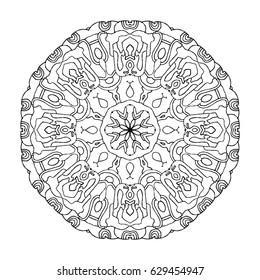 Hand drawn mandalas. Decorative elements. Vector illustration. Oriental pattern. Islam, Arabic, Indian, turkish, pakistan, chinese, ottoman motifs