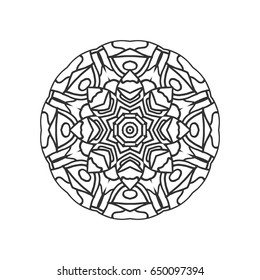 Hand drawn mandalas. Decorative elements. Vector illustration. Islam, Arabic, Indian, turkish, pakistan, chinese, ottoman motifs
