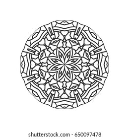Hand drawn mandalas. Decorative elements. Vector illustration. Islam, Arabic, Indian, turkish, pakistan, chinese, ottoman motifs
