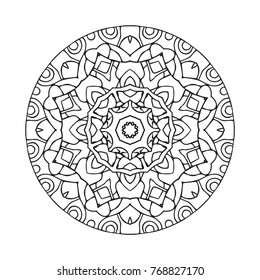 Hand drawn mandalas. Decorative elements. Vector illustration. Oriental pattern. Islam, Arabic, Indian, turkish, pakistan, chinese, ottoman motifs