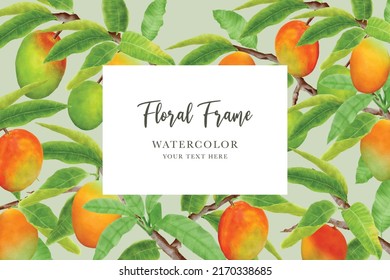 hand drawn Mango fruit background design