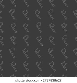 hand drawn map pins sign location seamless pattern background