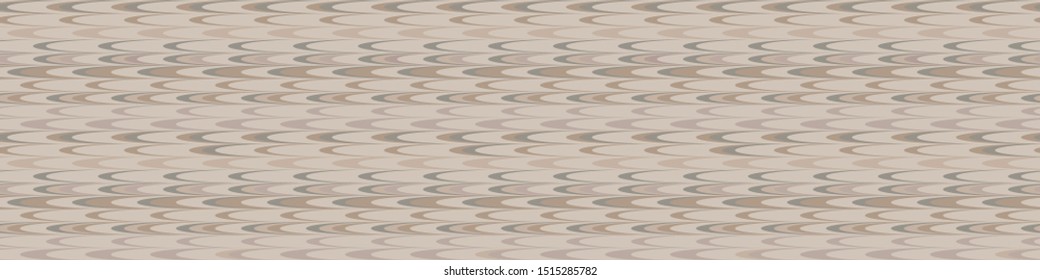Hand drawn marble broken vertical stripe seamless border pattern. Modern lines, hand drawn in brown, gray, ecru neutral tones. Ribbon trim for home decor, asian zakka stationery. Vector edging bordure