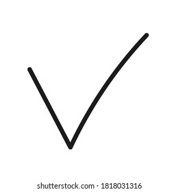 Hand Drawn Marker Icon. Arrow, circle, delete, line, marker, smudge, up, down, thin line web symbol on white background - vector illustration eps10