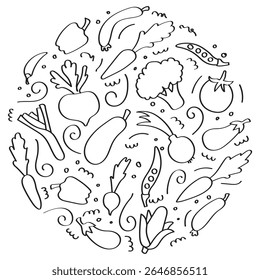 Hand drawn marker simple elements set. Grunge doodle underlines, icons, emphasis, speech bubbles, arrows and shapes. Vector illustration isolated on white background.