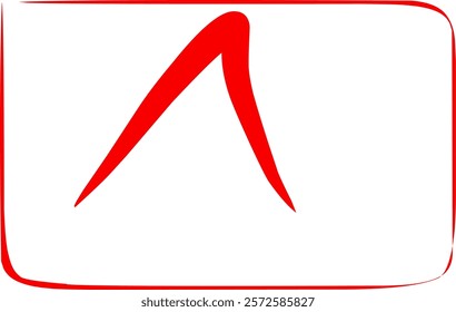 hand drawn material conjunction math symbol