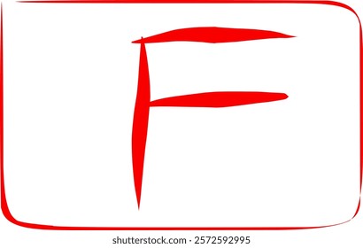 hand drawn mathematical function symbol