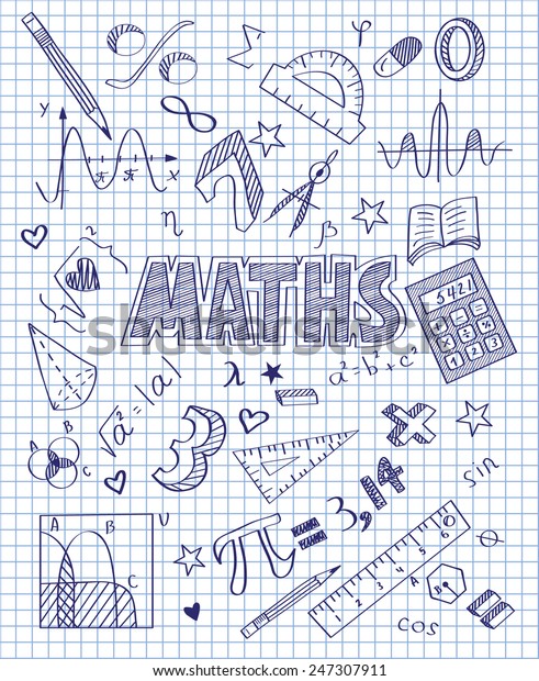 Hand drawn Mathematics\
set