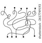 Hand drawn maze labyrinth doodle path educational game. Simple way design template for kids, children book.