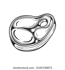 Hand Drawn Meat Illustration - 01