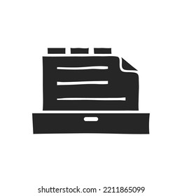 Hand drawn Medical records vector illustration