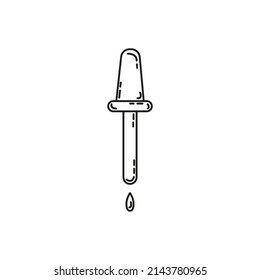 Hand drawn medicine icon. Medical sketch collection. Healthcare, pharmacy doodle icon. Vector illustration.