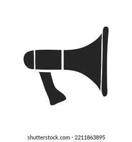 Hand Drawn Megaphone Vector Illustration