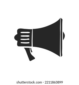 Hand Drawn Megaphone Vector Illustration