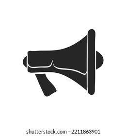 Hand Drawn Megaphone Vector Illustration