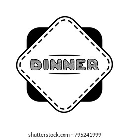 Hand drawn menu for cafe. Sketch concept illustration. Linear graphic.