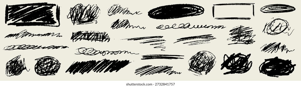 Hand drawn messy doodle with scribble swirls and scratch details, playful pen lines and strokes, messy texture with scribble and pen scratch effect.