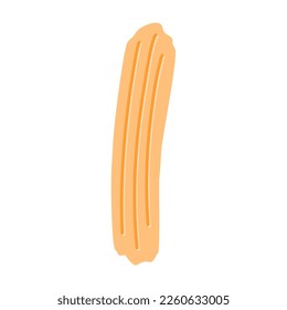 hand drawn mexican churros illustration