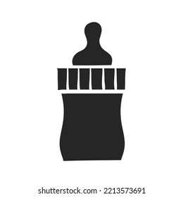 Ilustración del vector del frasco de leche dibujado a mano