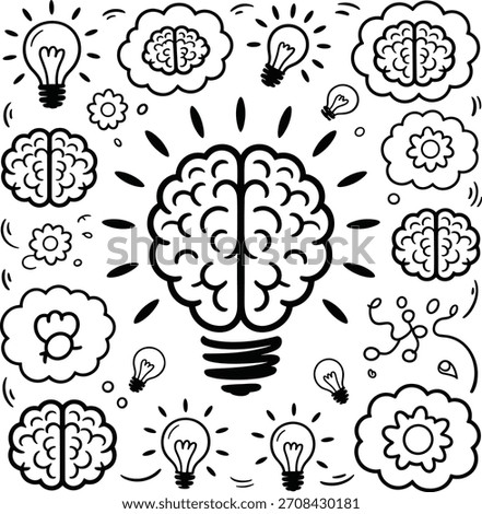 Hand Drawn Mind Idea Doodles
