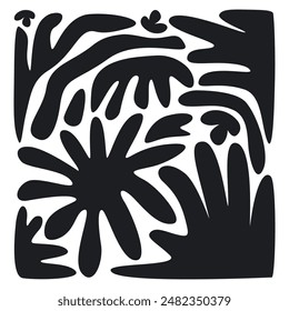 Hand Drawn Minimal Abstract Pattern Vector Design.