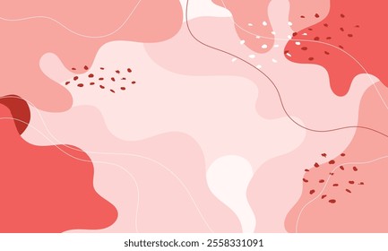 Hand drawn minimal background. Hand drawn abstract shape background
