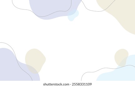 Hand drawn minimal background. Hand drawn abstract shape background