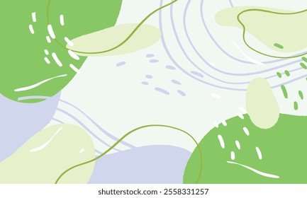 Hand drawn minimal background. Hand drawn abstract shape background