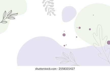 Hand drawn minimal background. Hand drawn abstract shape background