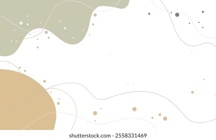 Hand drawn minimal background. Hand drawn abstract shape background