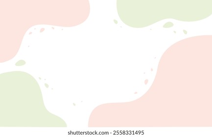 Hand drawn minimal background. Hand drawn abstract shape background