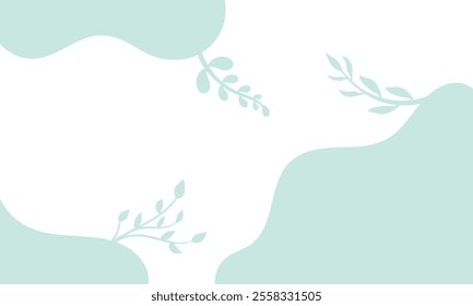 Hand drawn minimal background. Hand drawn abstract shape background