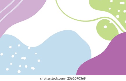 Hand drawn minimal background. Hand drawn abstract shape background.