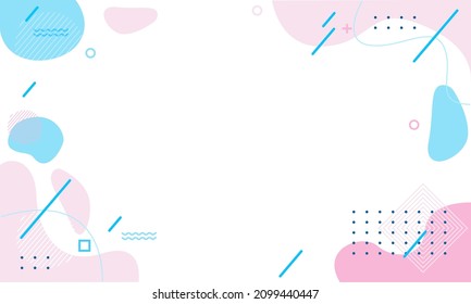 Diseño de fondo mínimo dibujado a mano, diseño de vectores, ilustración