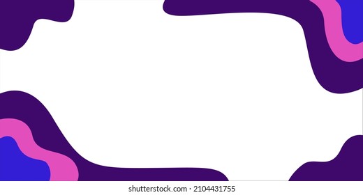 Handgezeichnet minimaler Hintergrund Kostenloser Vektorgrafik für Bannervorlage.